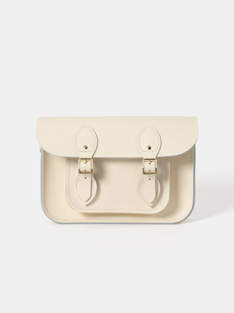 The 11 Inch Satchel - Vanilla 1