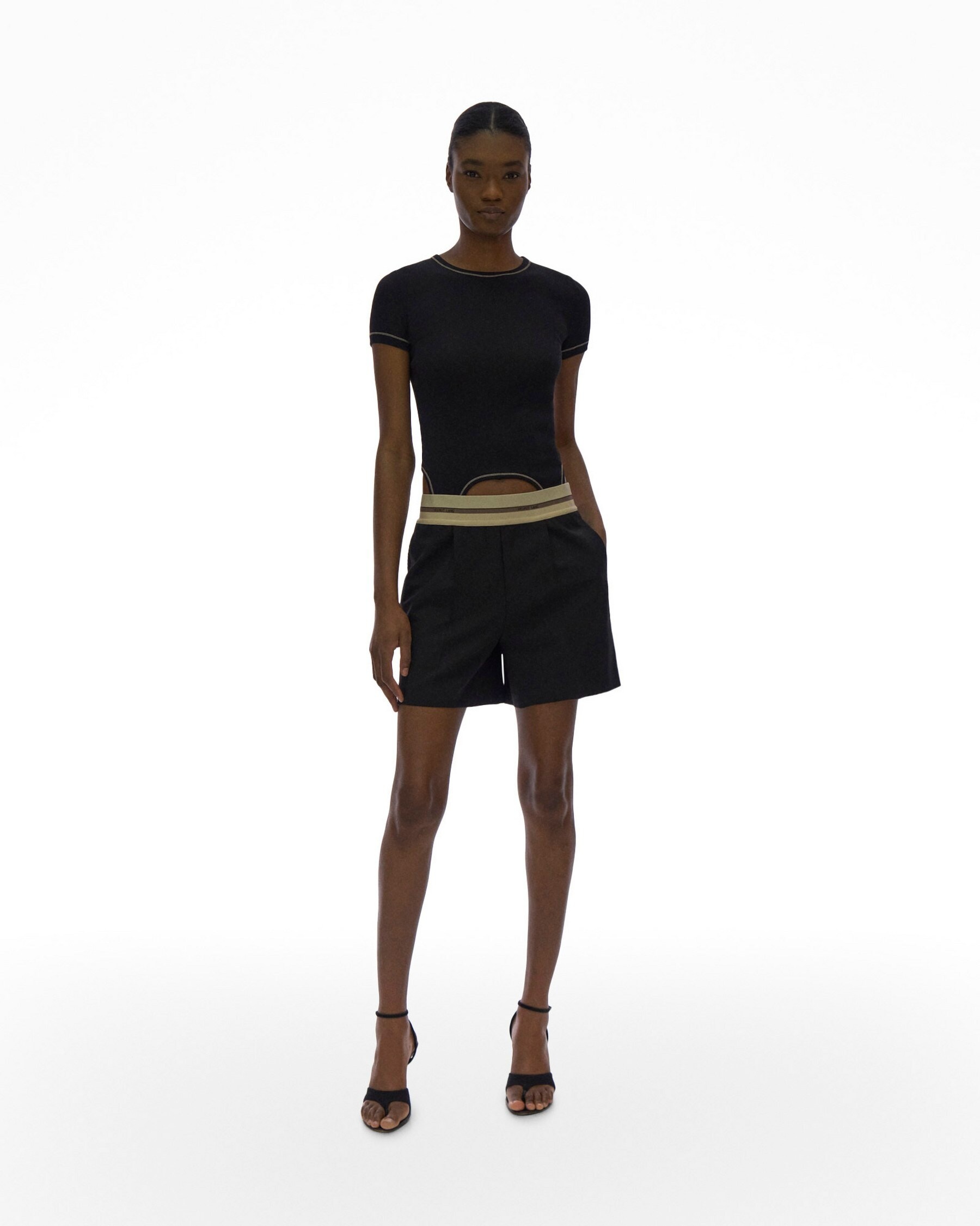 LOGO BAND PULL ON SHORT - 2