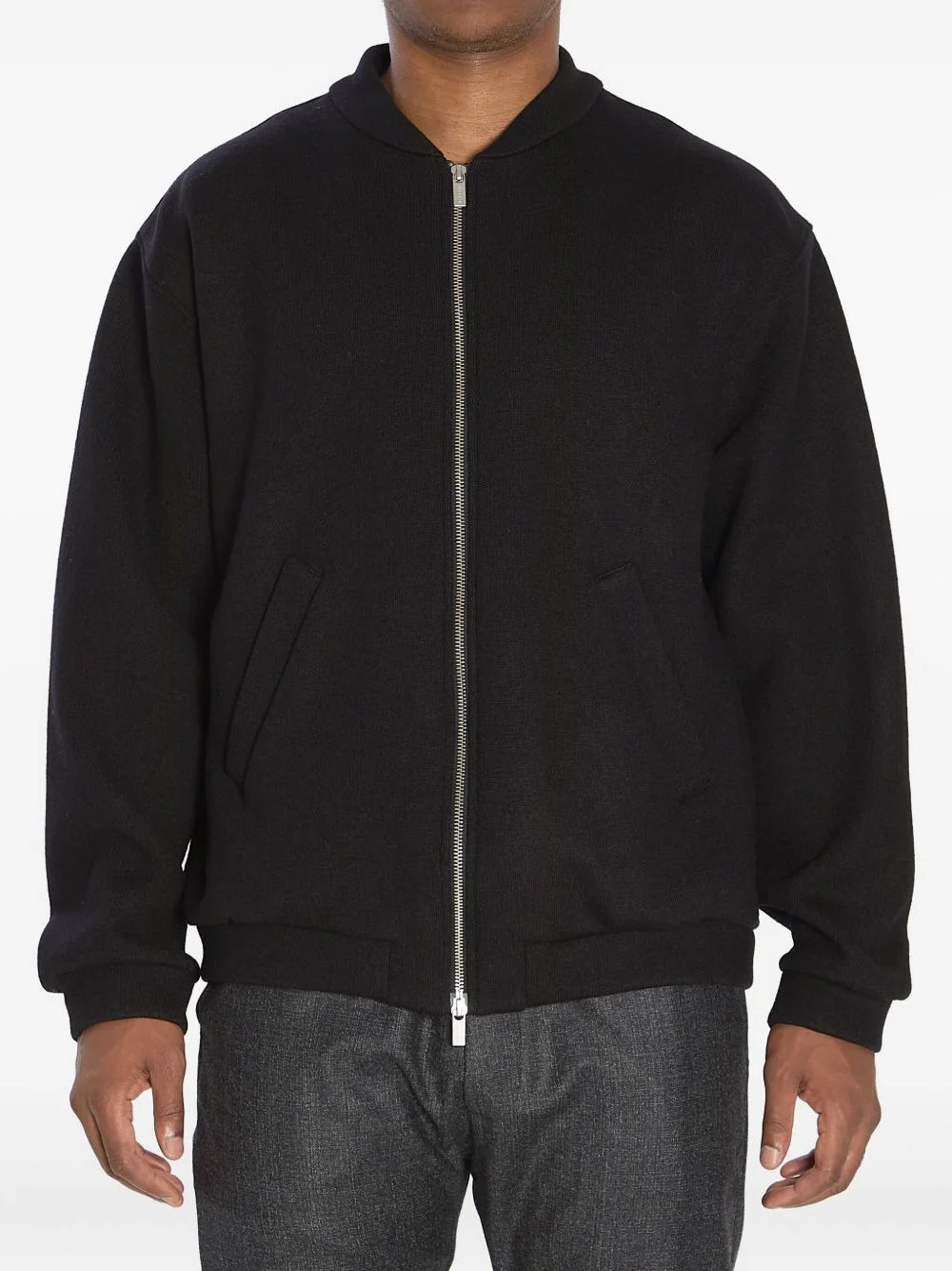 zip-front bomber jacket - 1