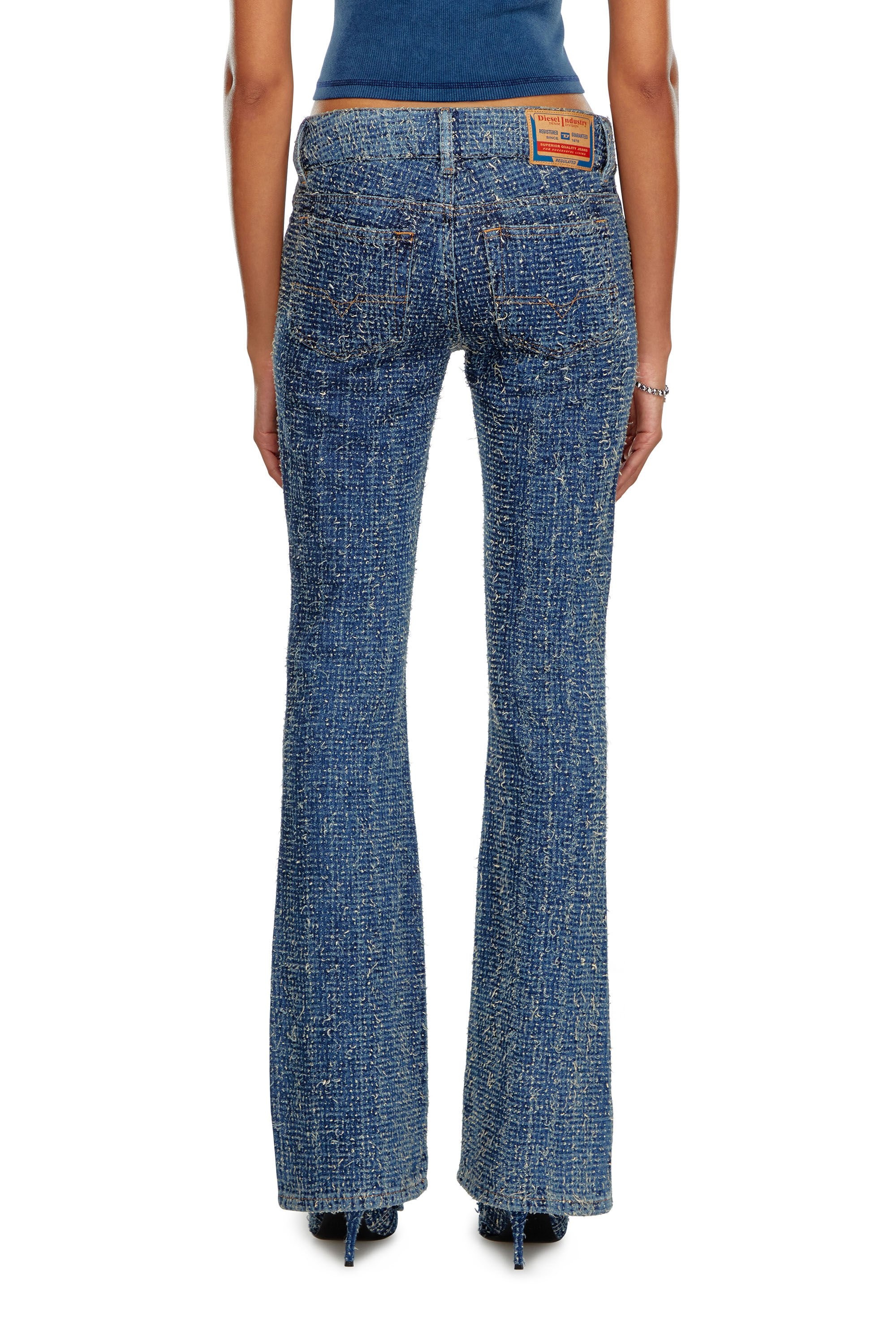 BOOTCUT AND FLARE JEANS D-EBUSH 0PGAH - 5