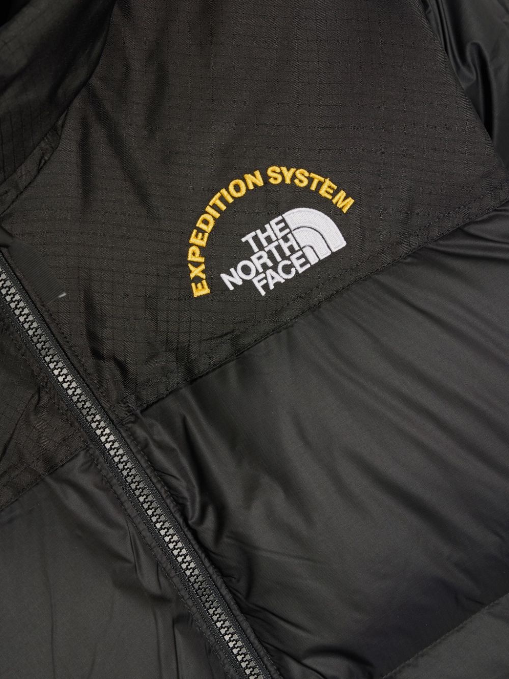logo-print padded jacket - 3