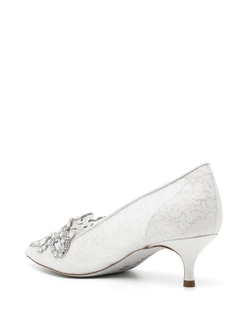 Veneziana crystal kitten-heel pumps - 3