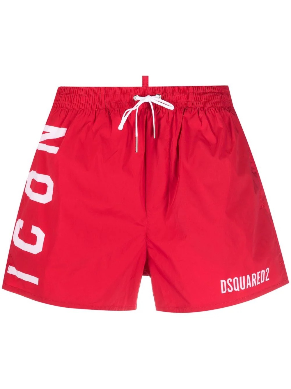 logo-print swim shorts - 1