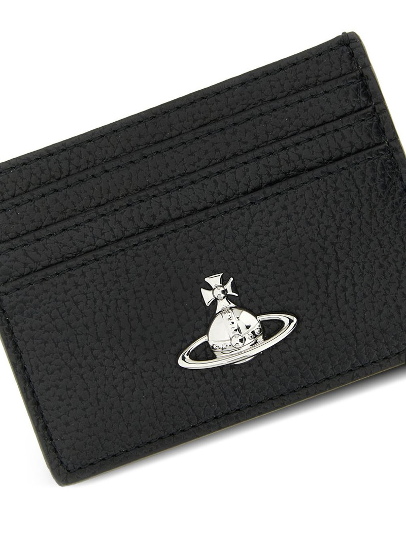 Orb logo-detail card holder 3