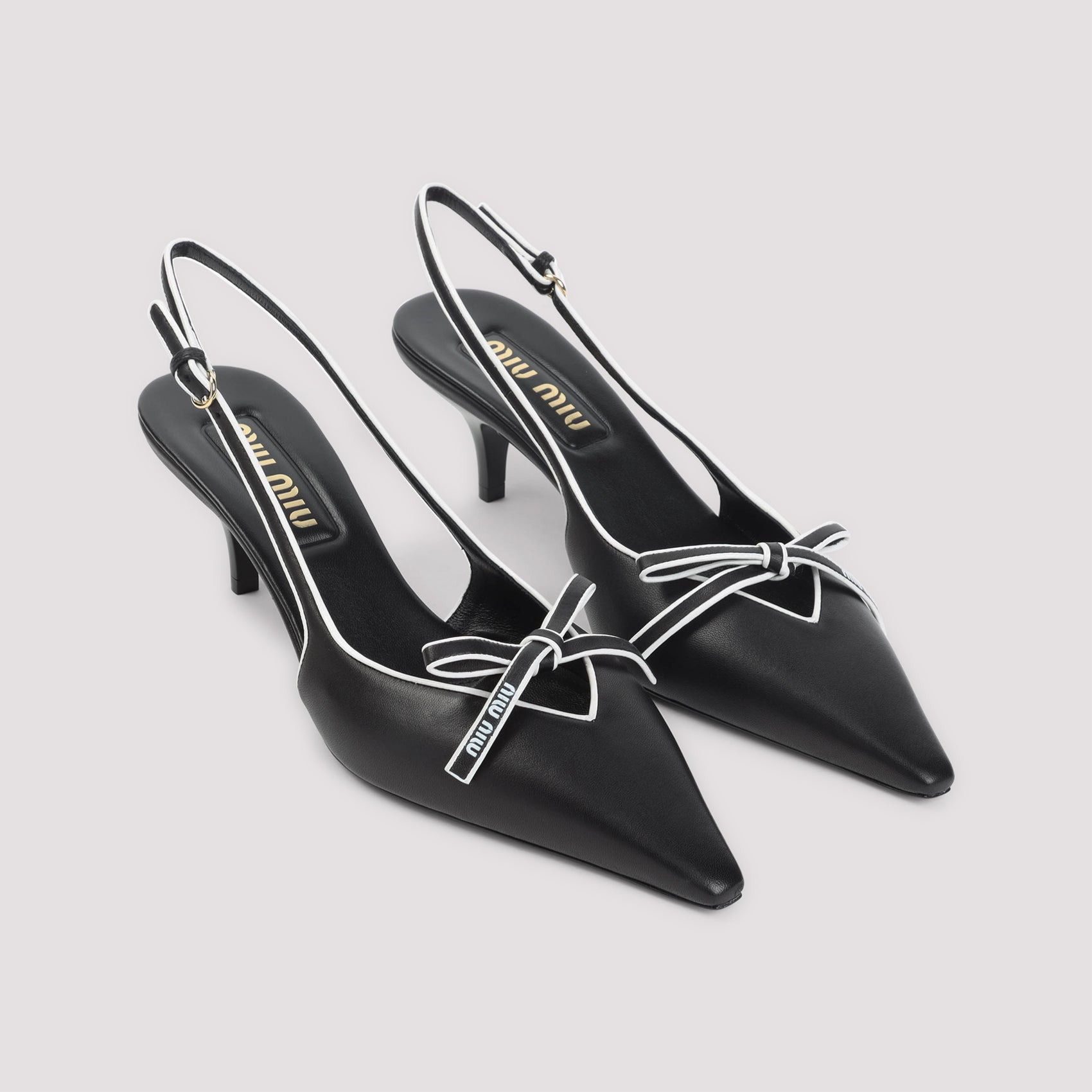 Miu Miu Leather Decolletè Women - 3