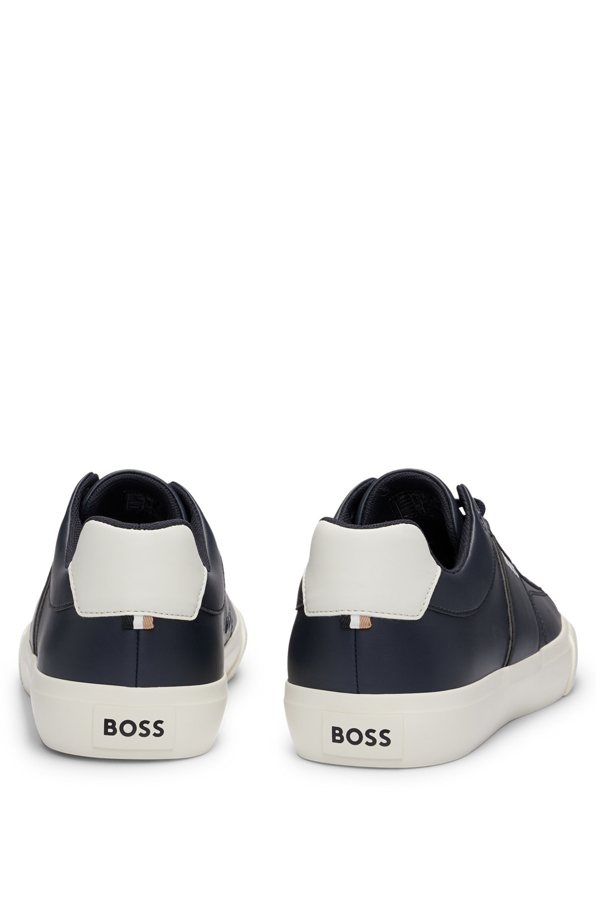 CUPSOLE LACE-UP TRAINERS WITH CONTRAST LOGO - 5