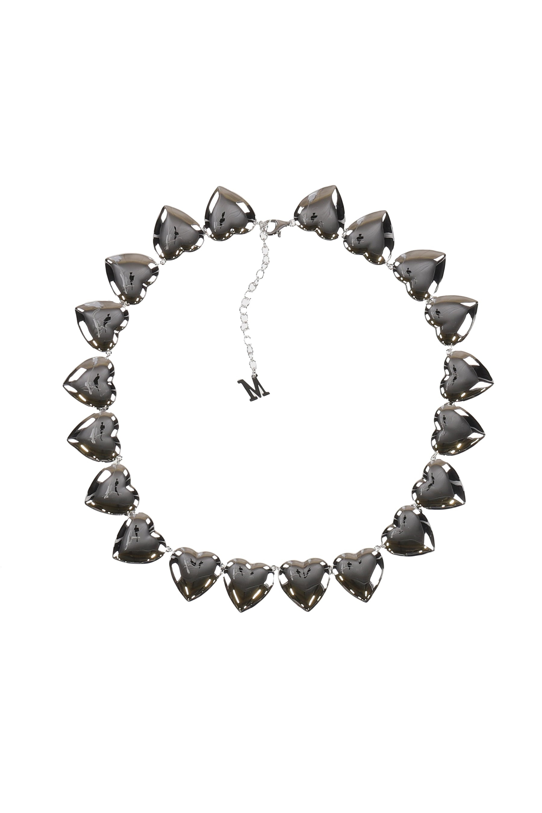 OPEN HEARTS NECKLACE / SIL - 2