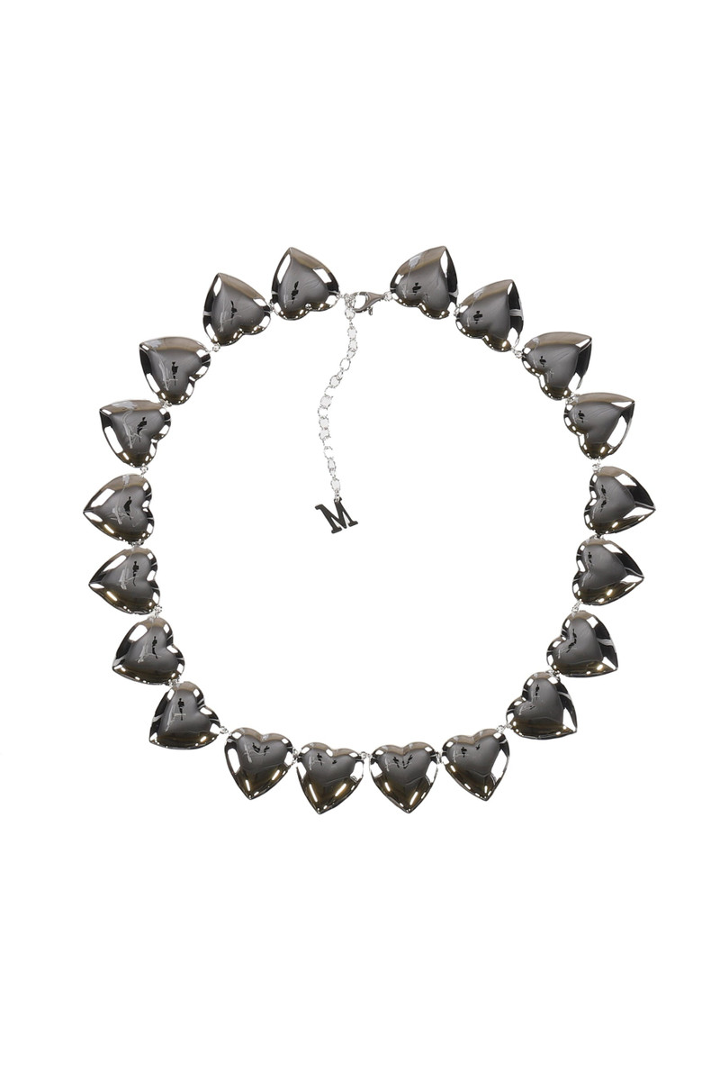 MARLAND BACKUS OPEN HEARTS NECKLACE / SIL outlook