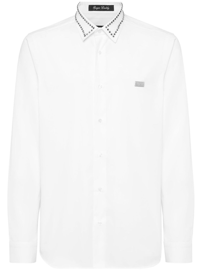 stud-embellished shirt 1