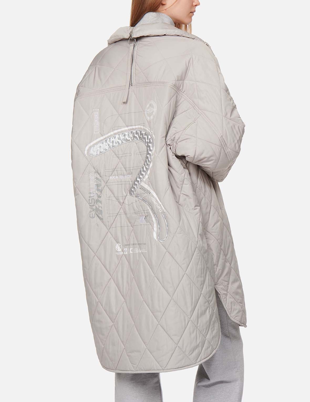 Seagull Appliqué Quilted Coat - 3