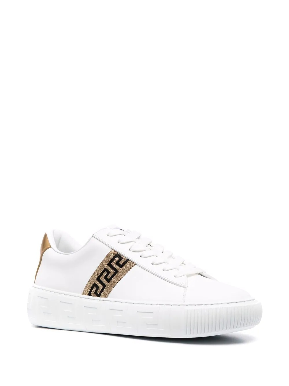 Greca-print flatform sneakers - 2