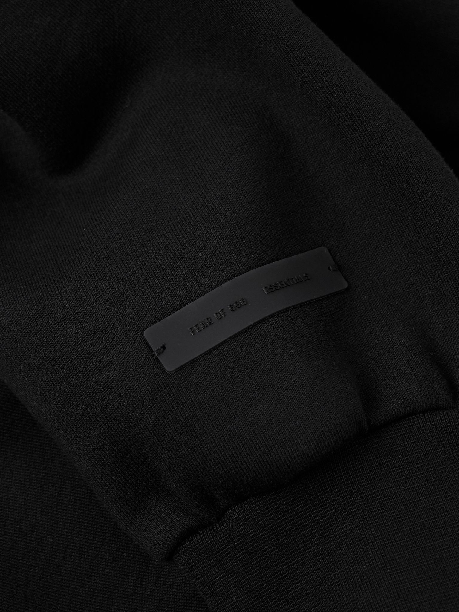 Logo-Appliquéd Cotton-Blend Jersey Sweatshirt Black - 4
