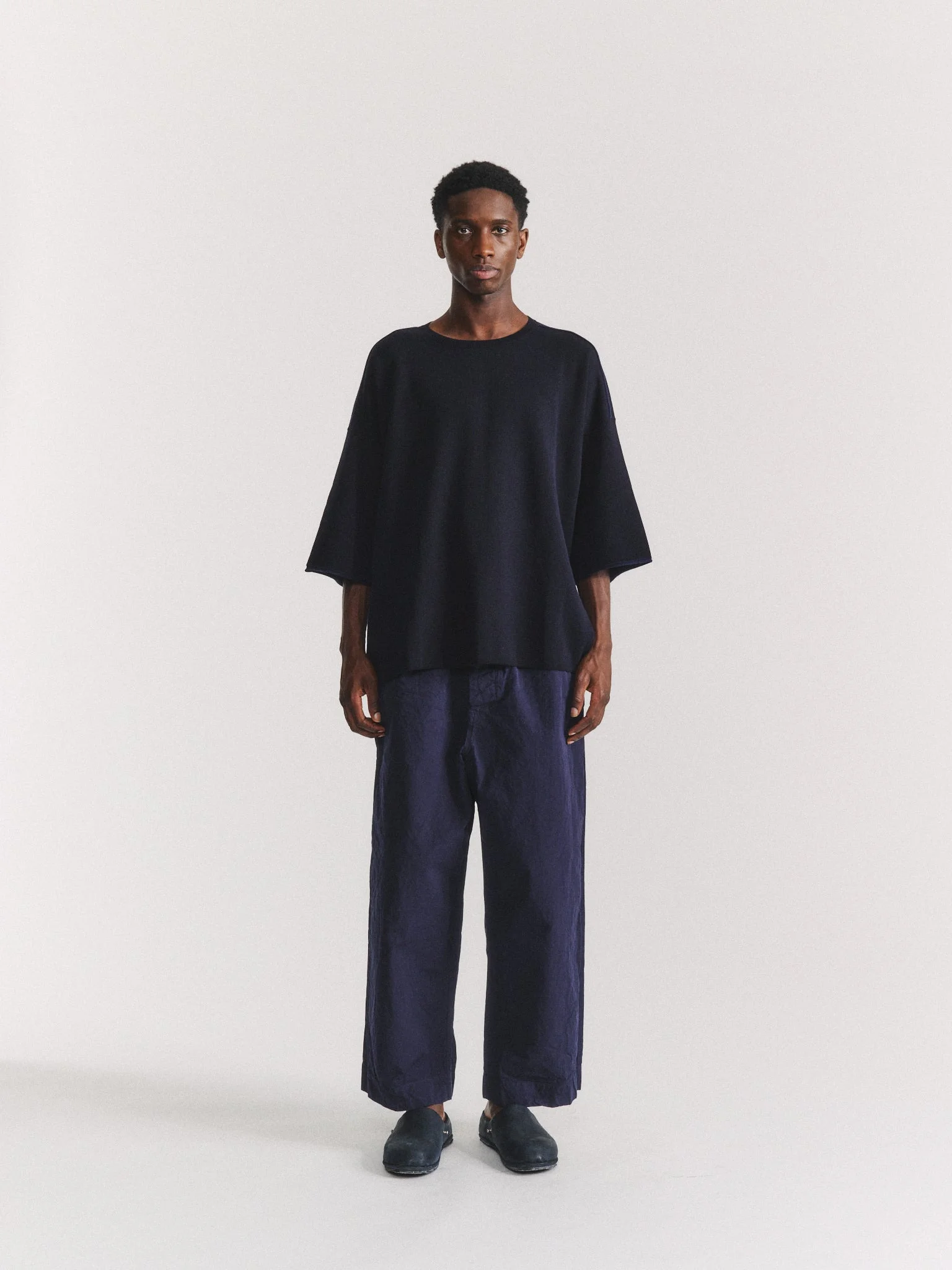 ABELLO PANT - TOUGH COT - NAVY - 1