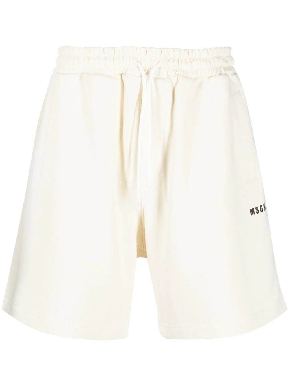 logo-print above-knee shorts - 1