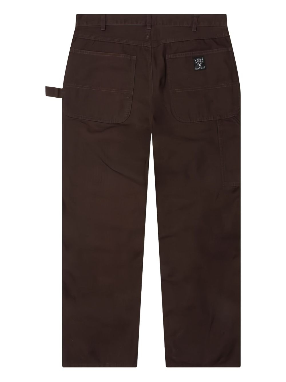 side-pocket painter trousers - 2