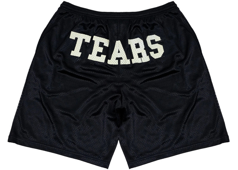 DENIM TEARS Denim Tears Pyrex Tears Shorts Black outlook