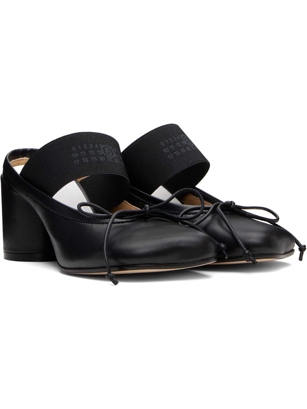 Black Anatomic Numeric Heeled Sandals - 4