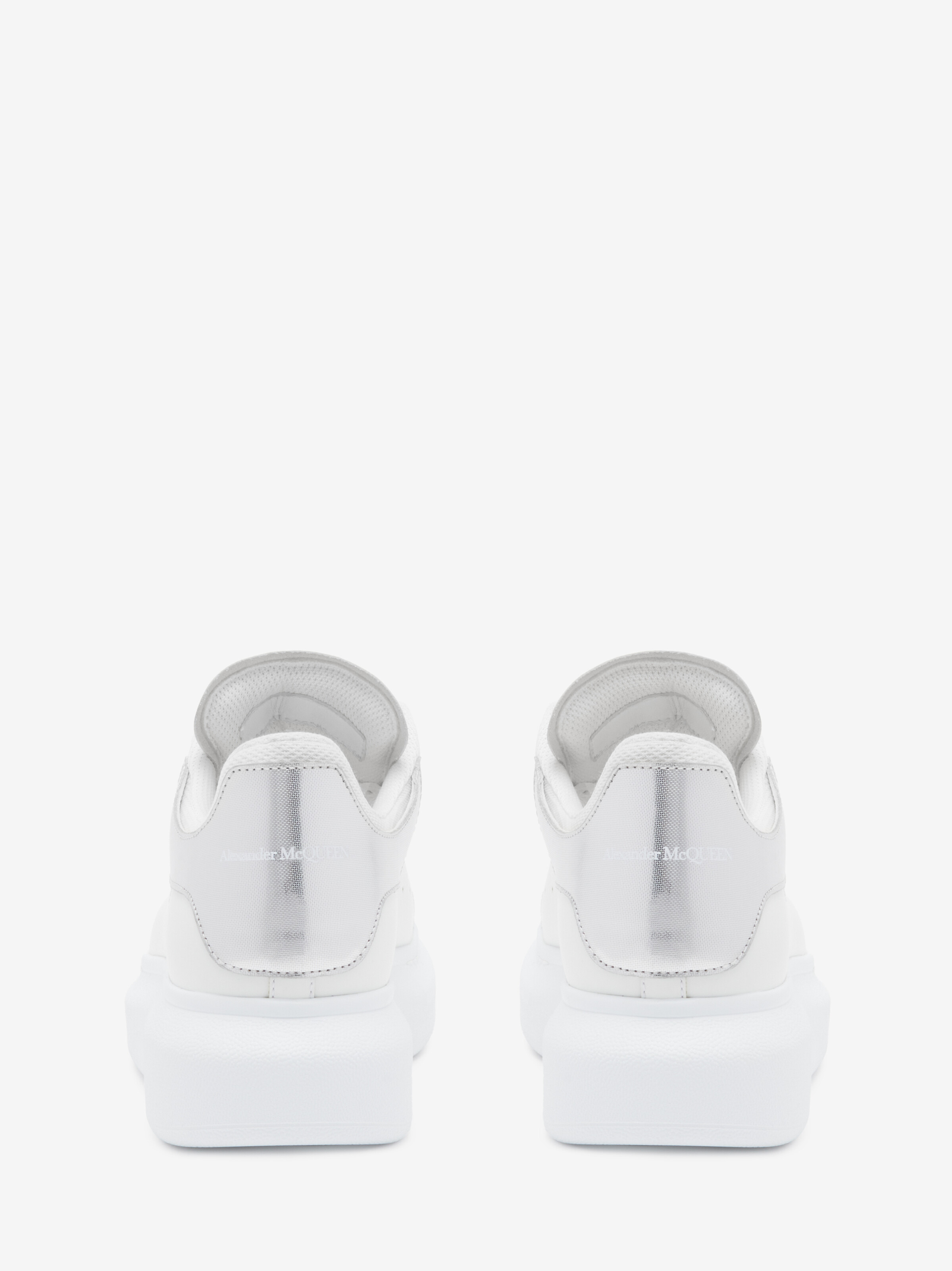 Women's Oversized Sneaker in White/silver - 3