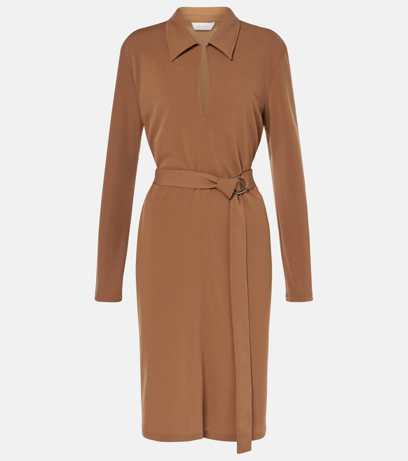 Dorema belted jersey minidress - 1