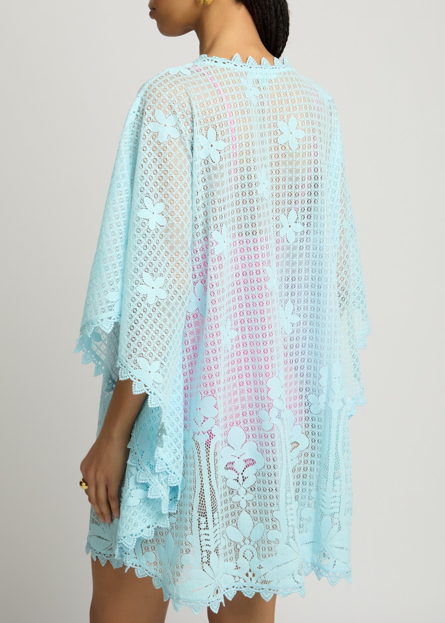 Melissa Odabash Josie Cotton-blend Lace Kaftan - 3