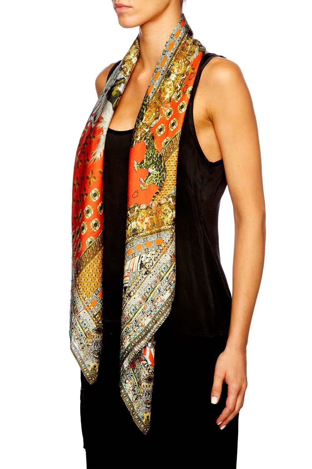 LARGE SQUARE SCARF - 5