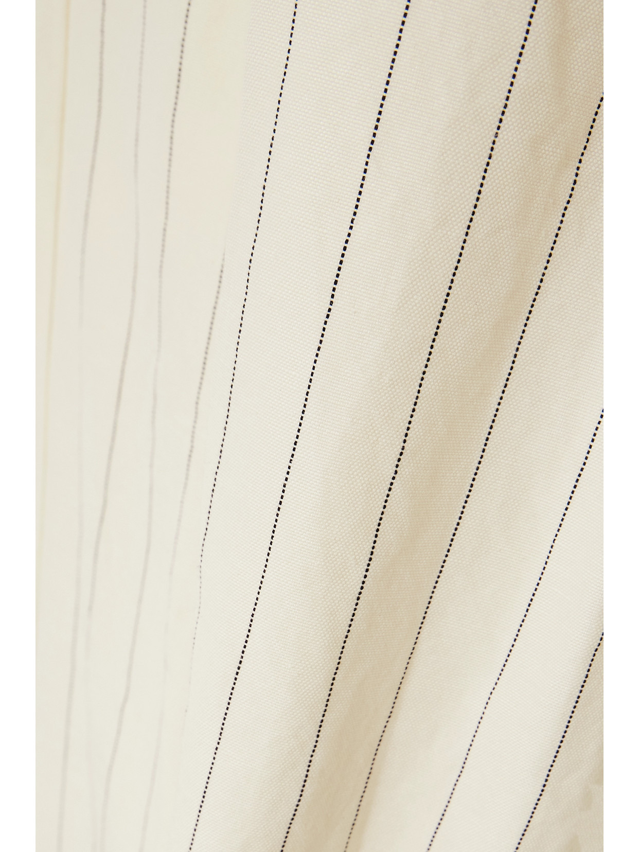 Giuliva Pinstriped Linen And Cotton-blend Pants - 5