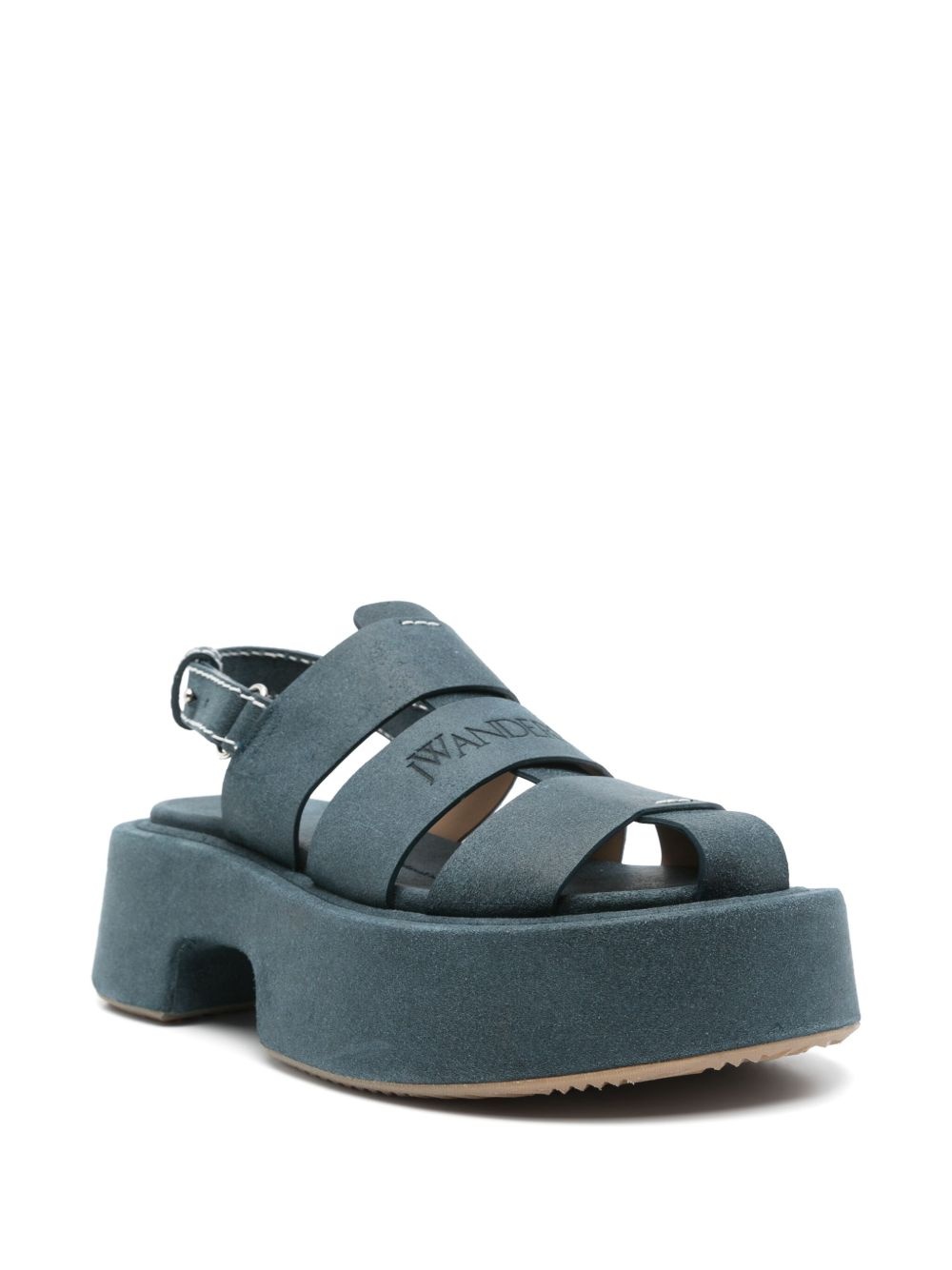 suede platform fisherman sandal - 2