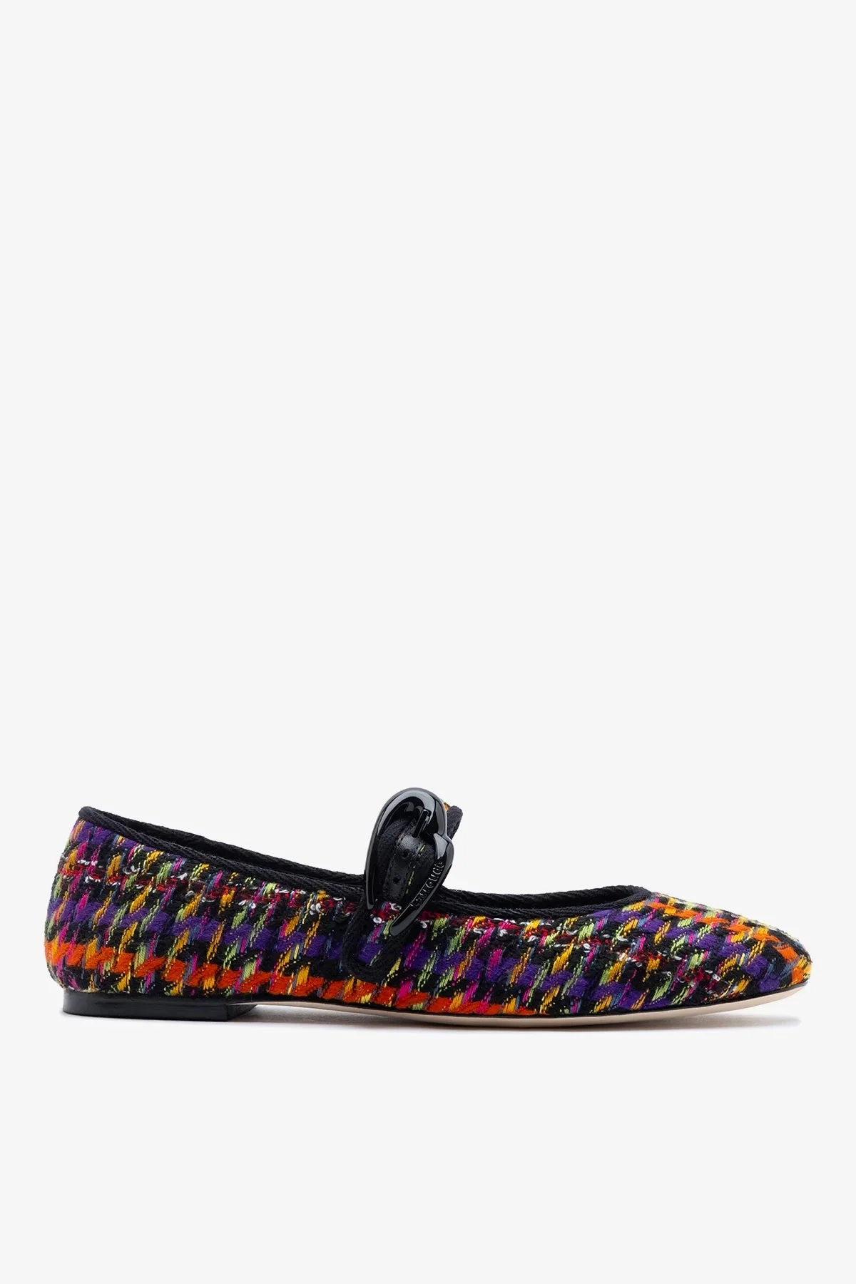 Verona Ballet Flat Multicolor Printed Tweed - 1