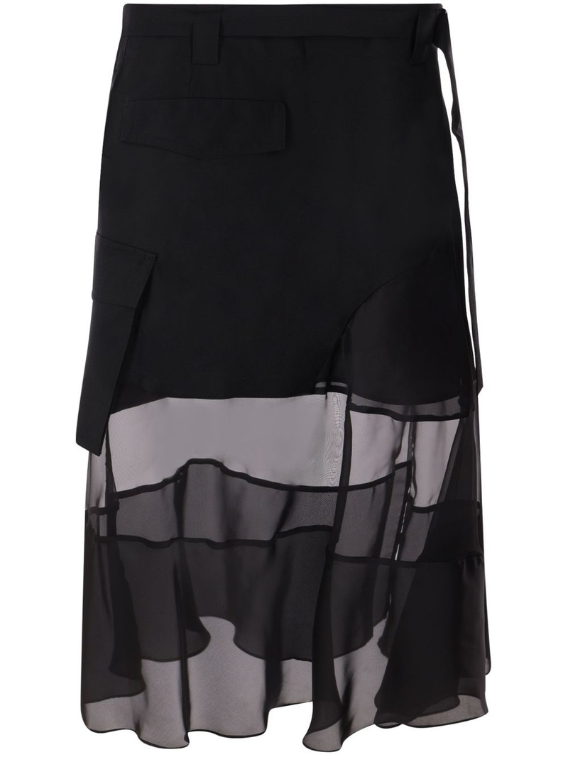asymmetric midi skirt 1