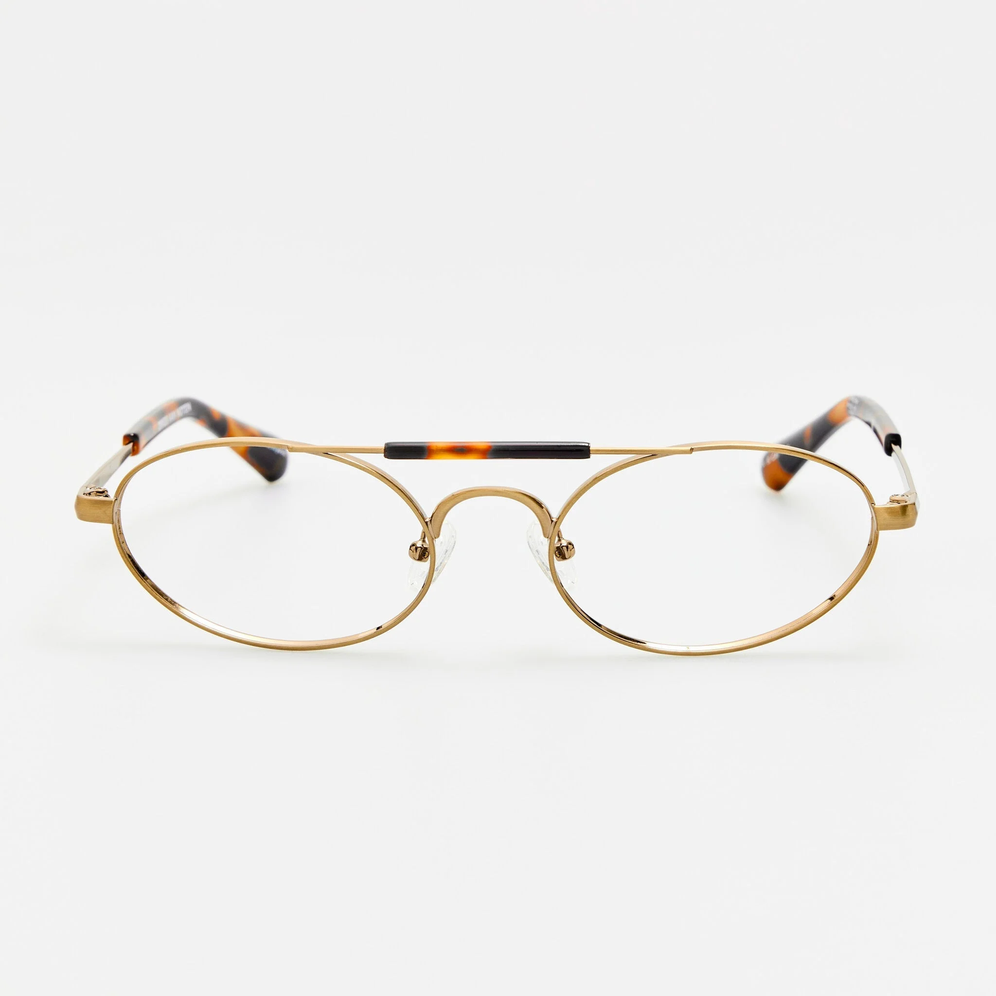 Oval Optical in Gold - 1