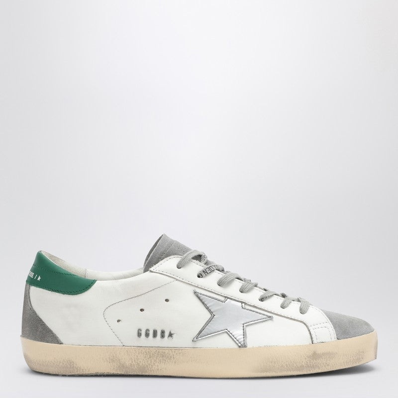 Golden Goose Low Super-Star White/Green Trainer Men - 1