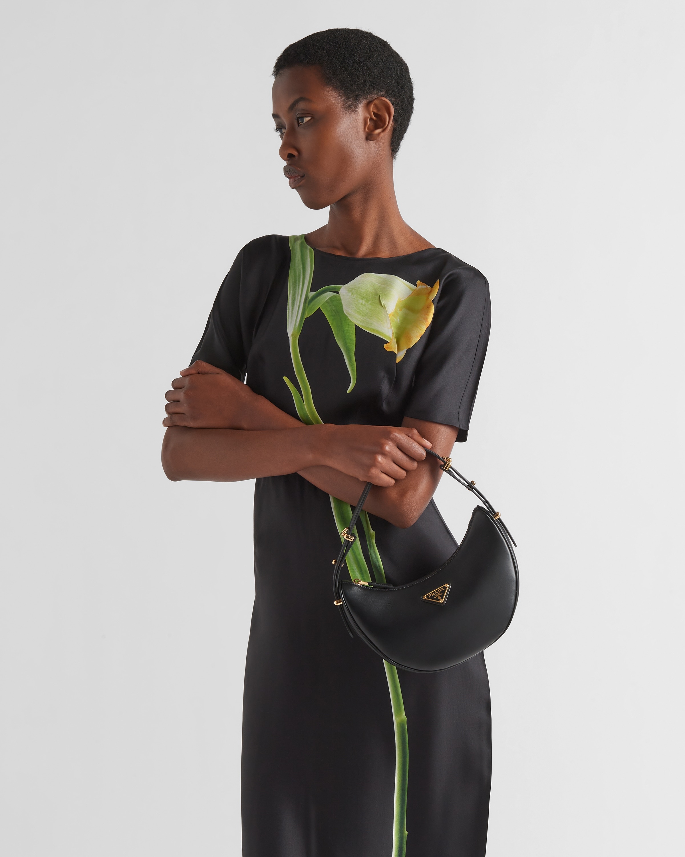【プラダ・PRADA】Printed twill dress Prada Printed twill dress | REVERSIBLE