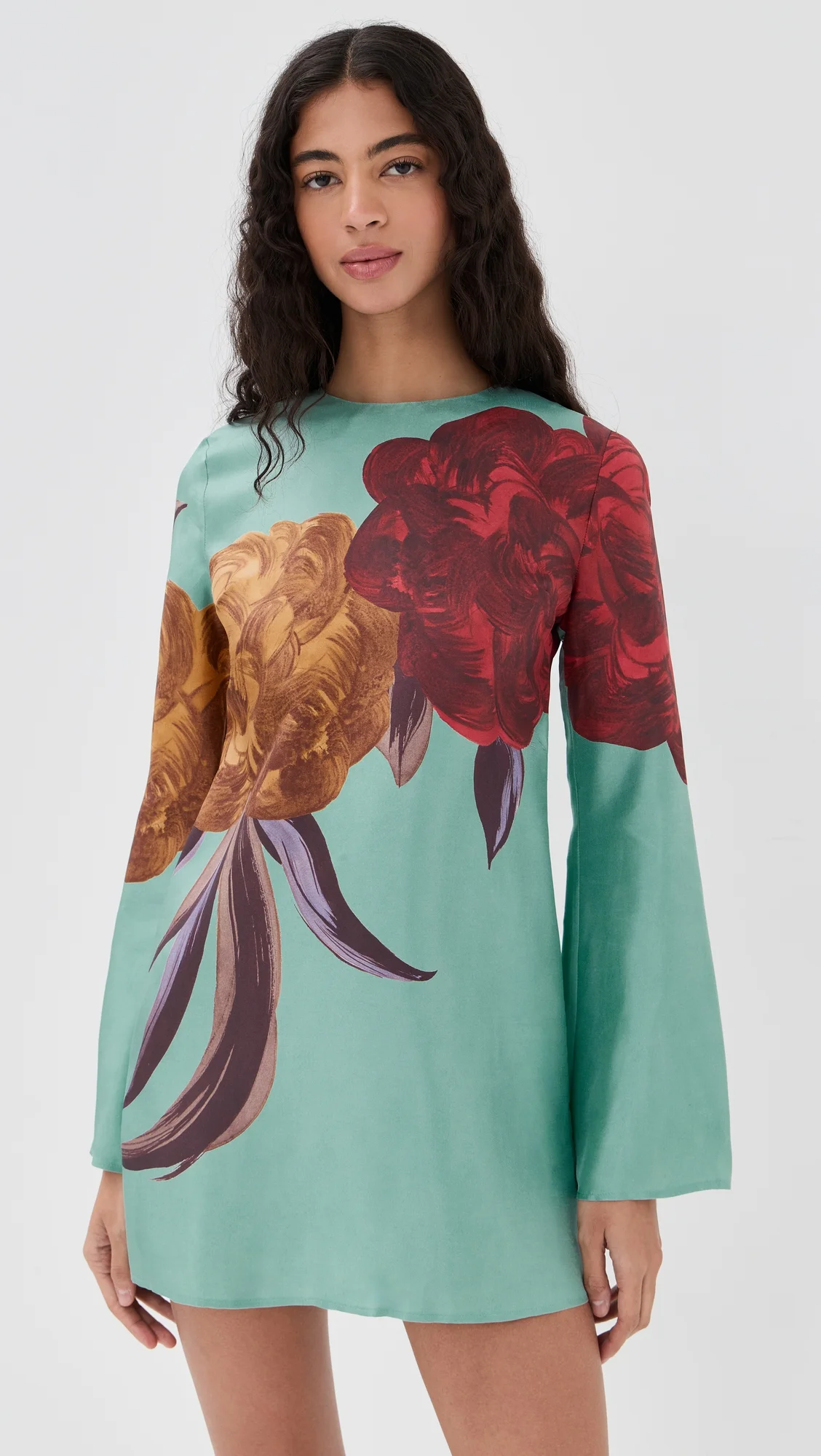 Mini Supremes Silk Swing Dress - 1