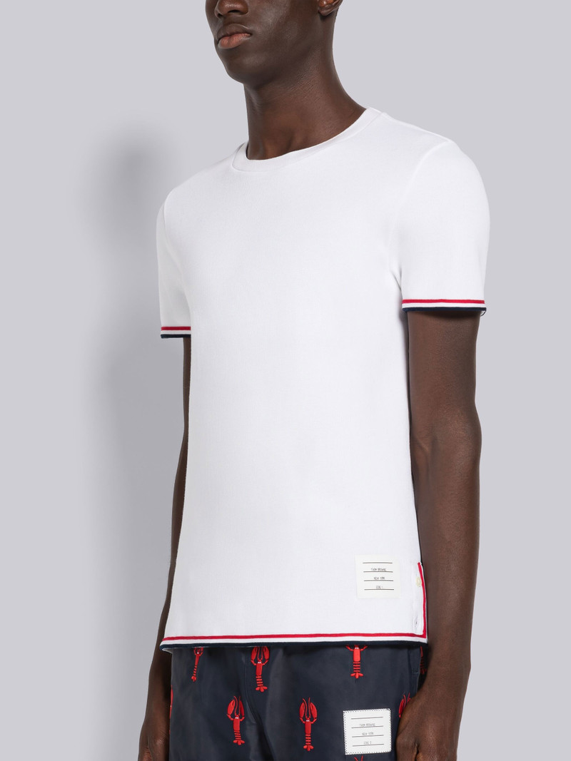Thom Browne Interlock Cotton Tee outlook