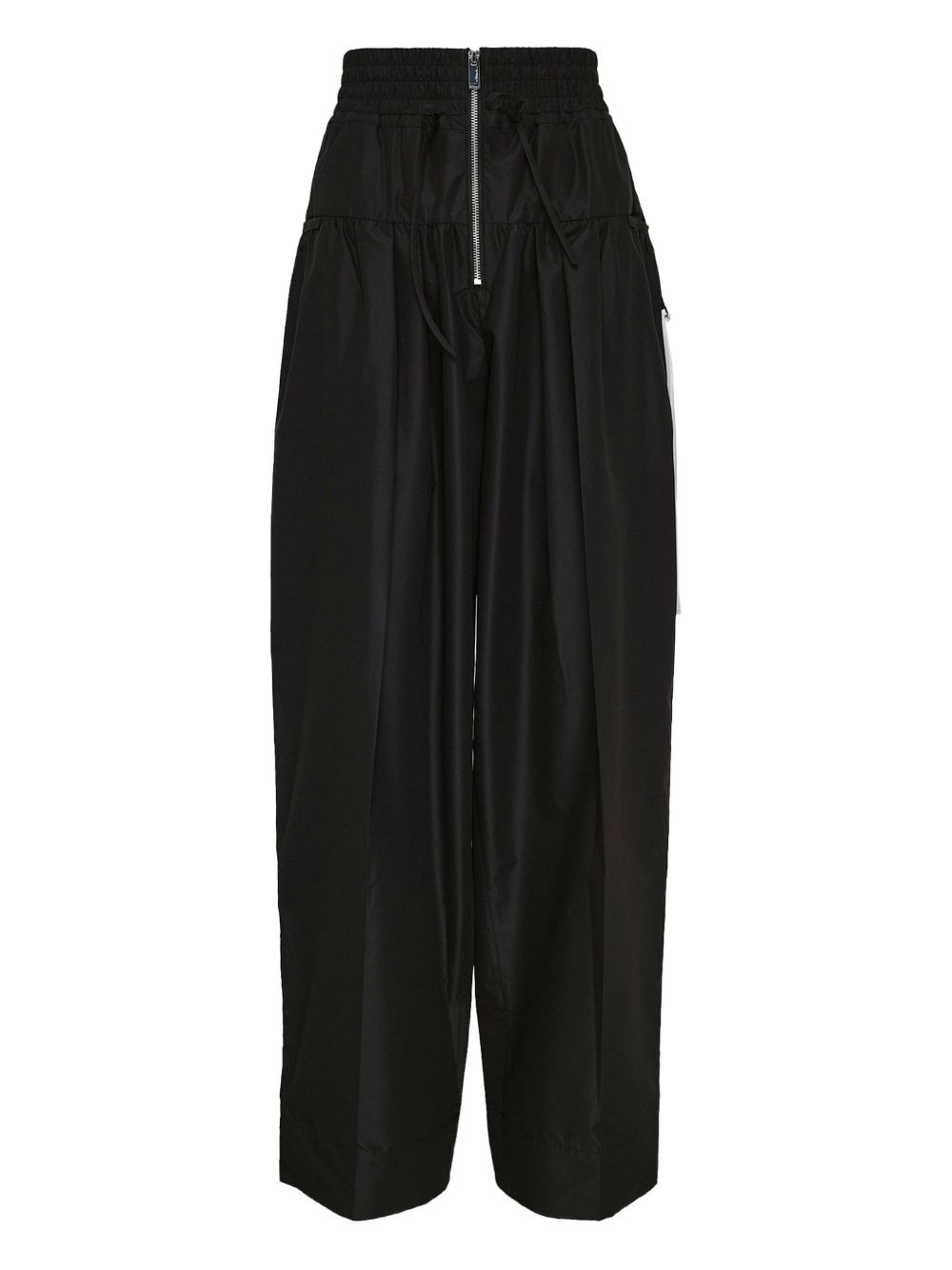 pleated side-stripe trousers - 2