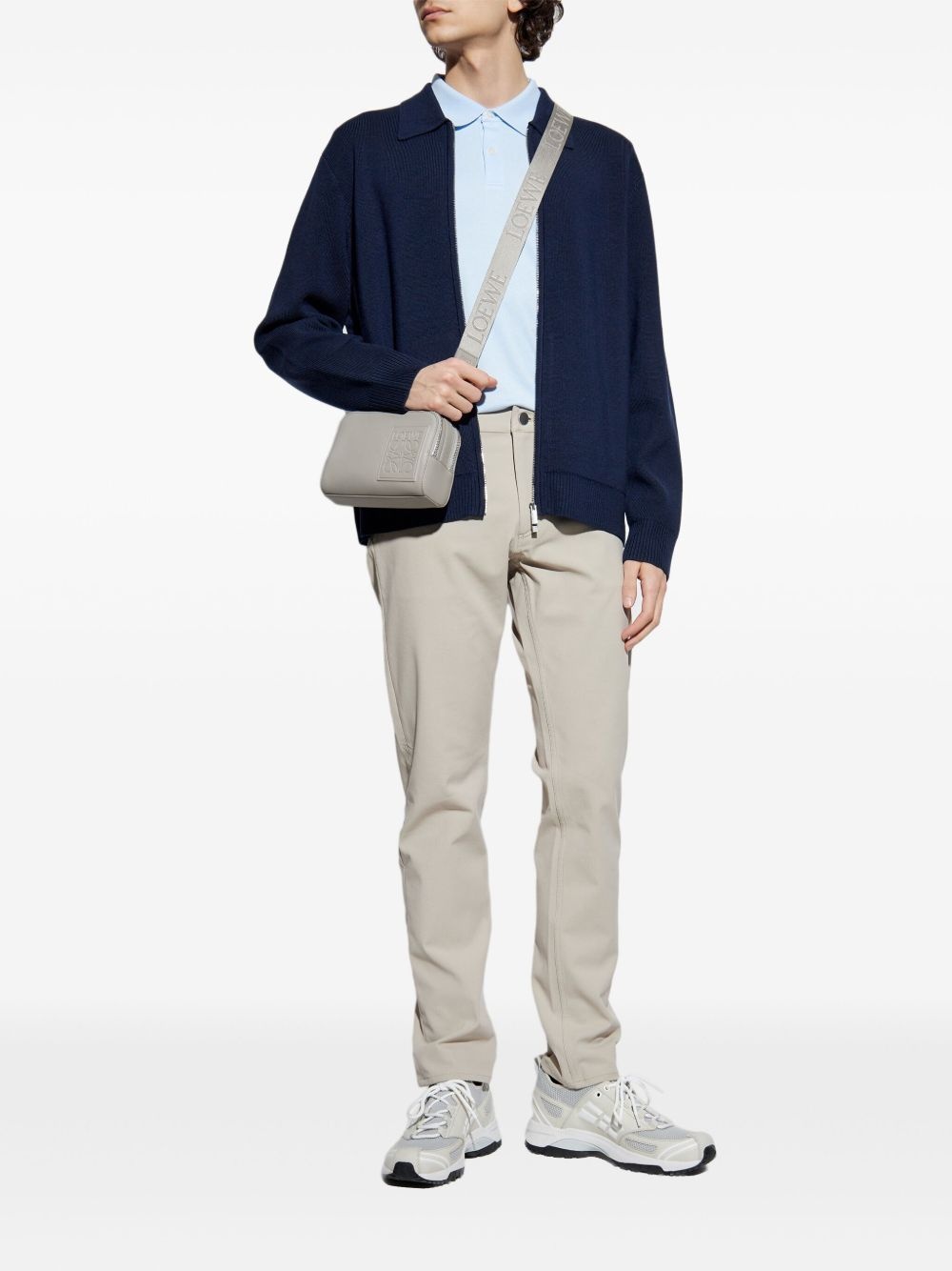 zip-up cardigan - 2