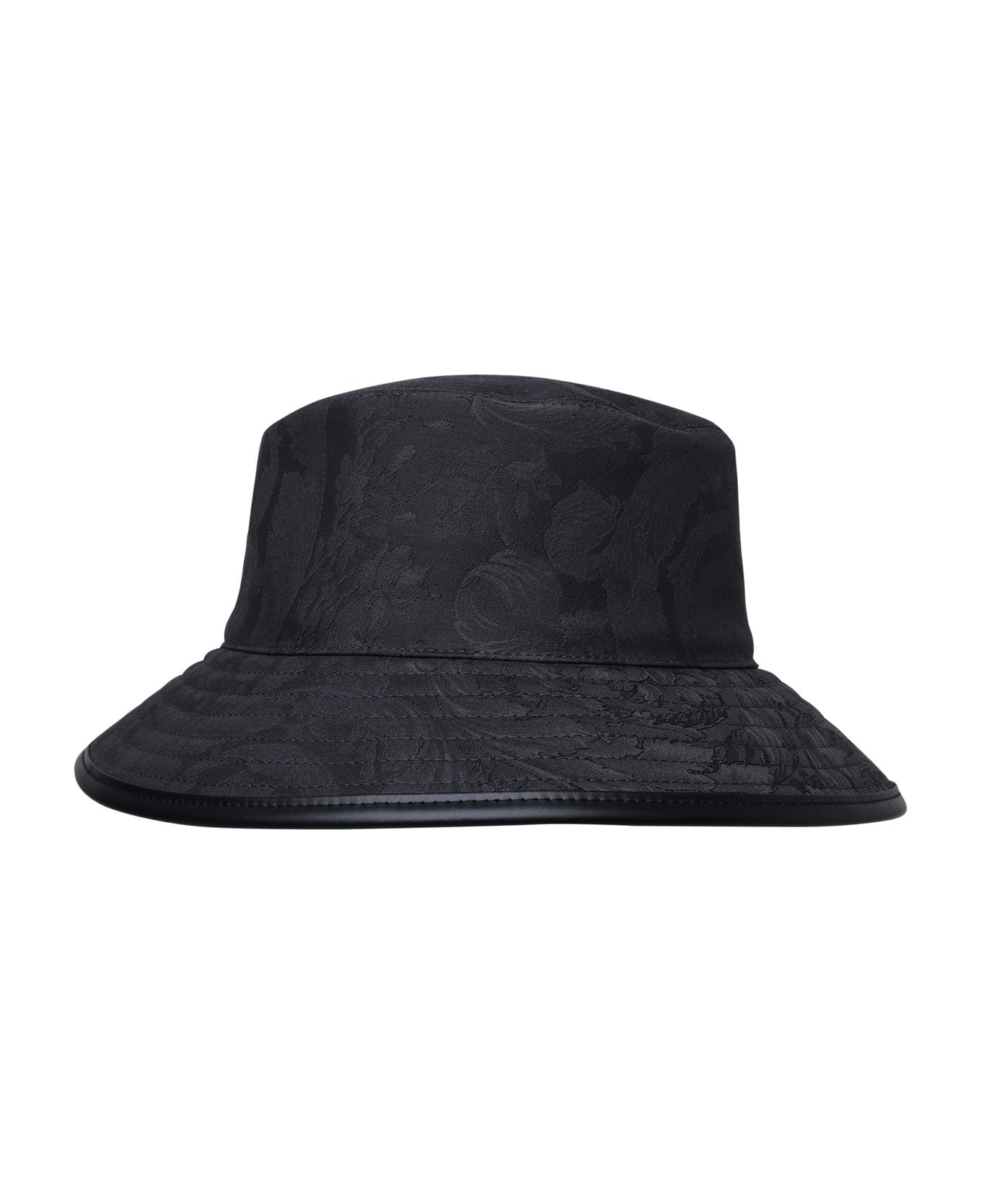 Black Cotton Hat - 2