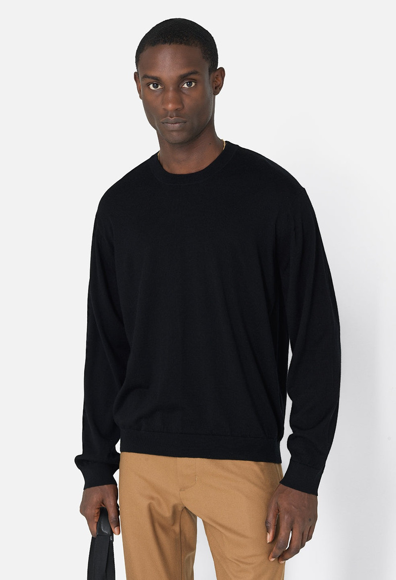 CASHMERE WOOL BLEND CREW 2