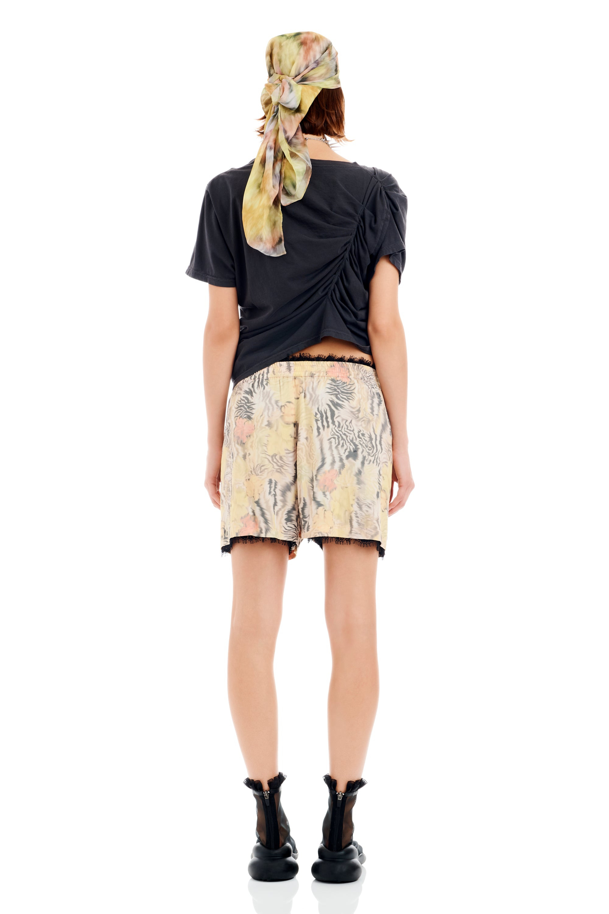 WASHED ZEBRA FLORAL ODEON BOXER - 7
