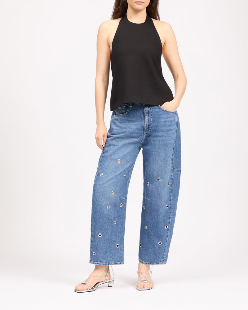 Chase Barrel Jean High-Rise in Lightweight Rigid Denim 1