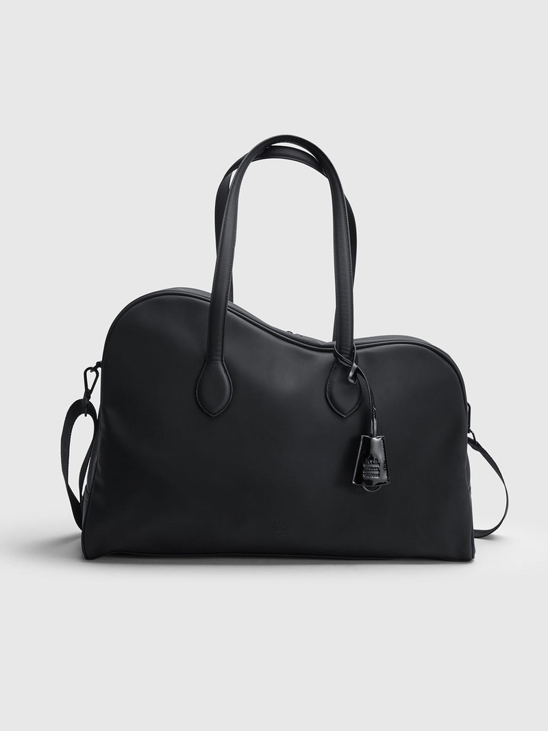 Aosta Black Tote Polyurethane 1