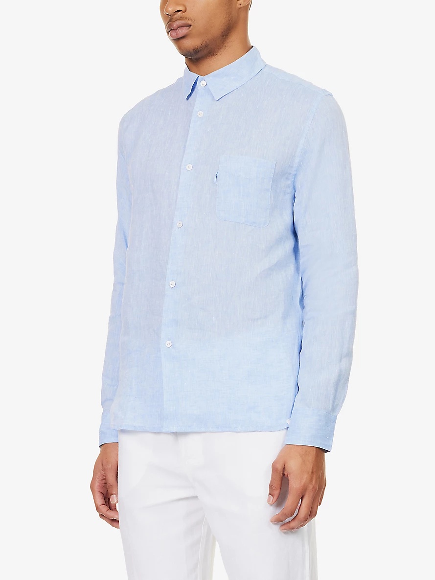 Monaco regular-fit linen shirt - 3