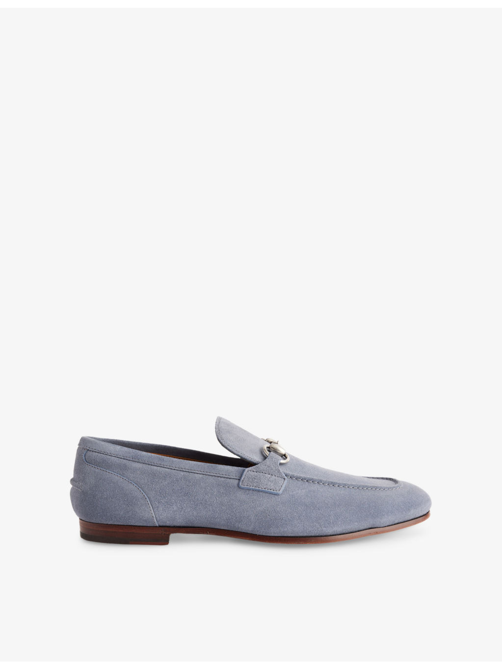 Jordaan Horsebit-Embellished Suede Loafers - 1