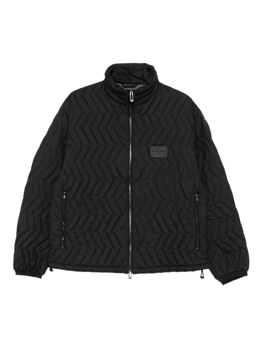 quilted-chevron jacket - 1