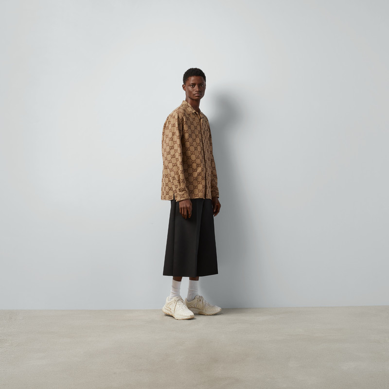 GUCCI Maxi GG canvas shirt outlook