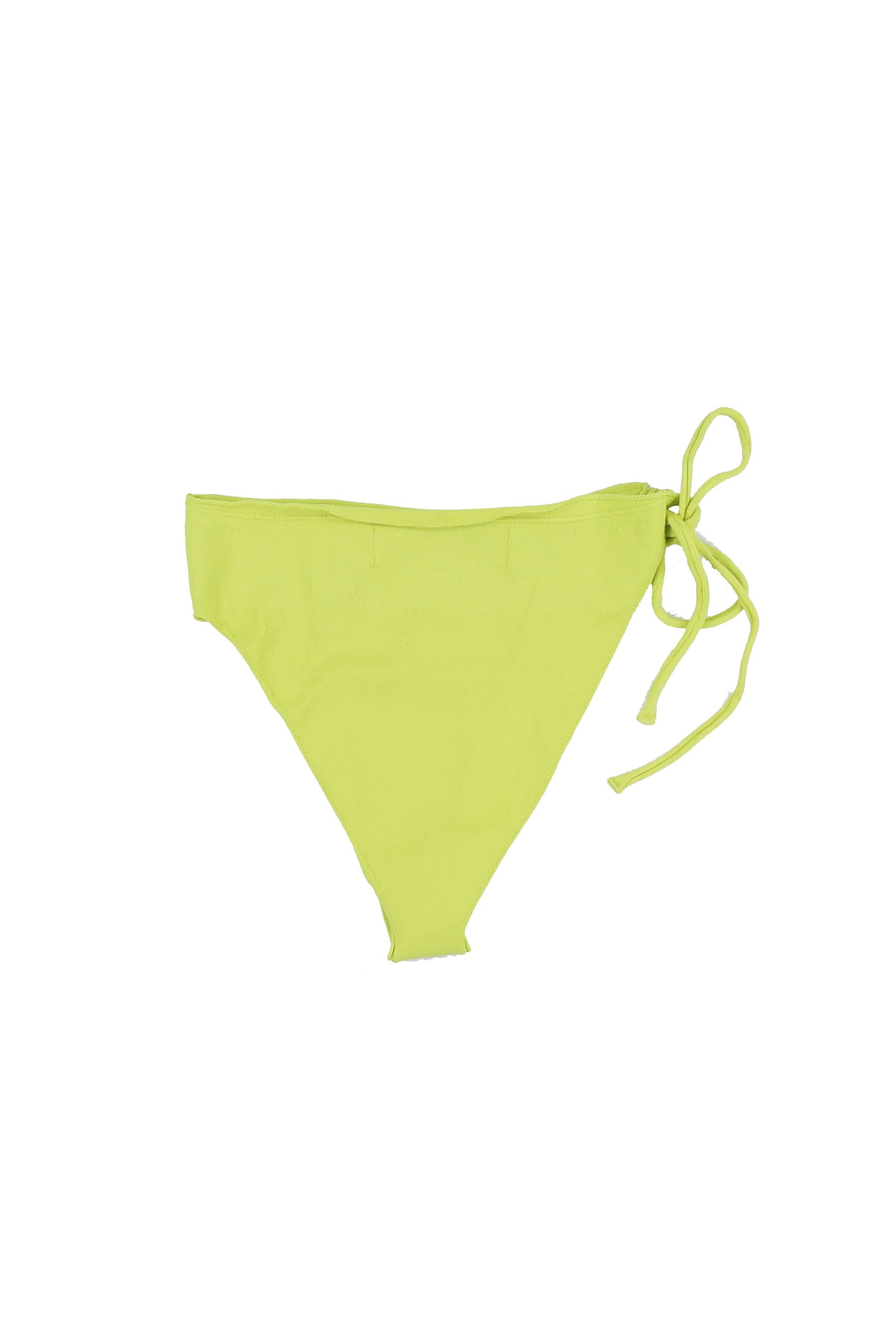 KNIT WRAP BIKINI BOTTOM / LIME - 2
