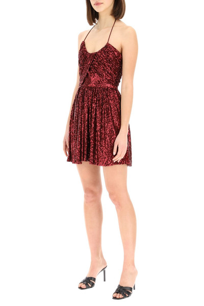 SAINT LAURENT SEQUINED MINI DRESS outlook