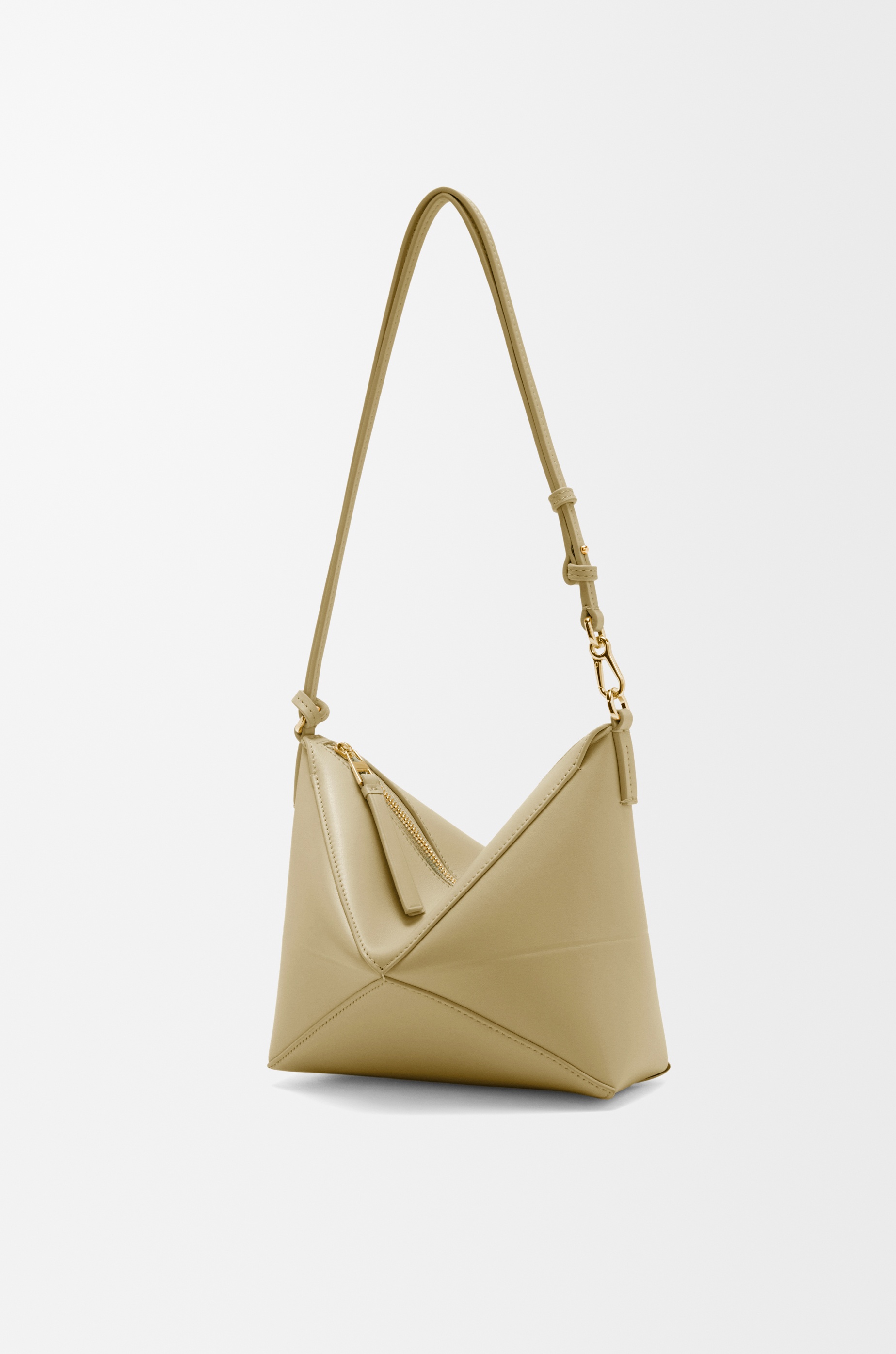 Puzzle Fold pouch in shiny nappa calfskin - 5