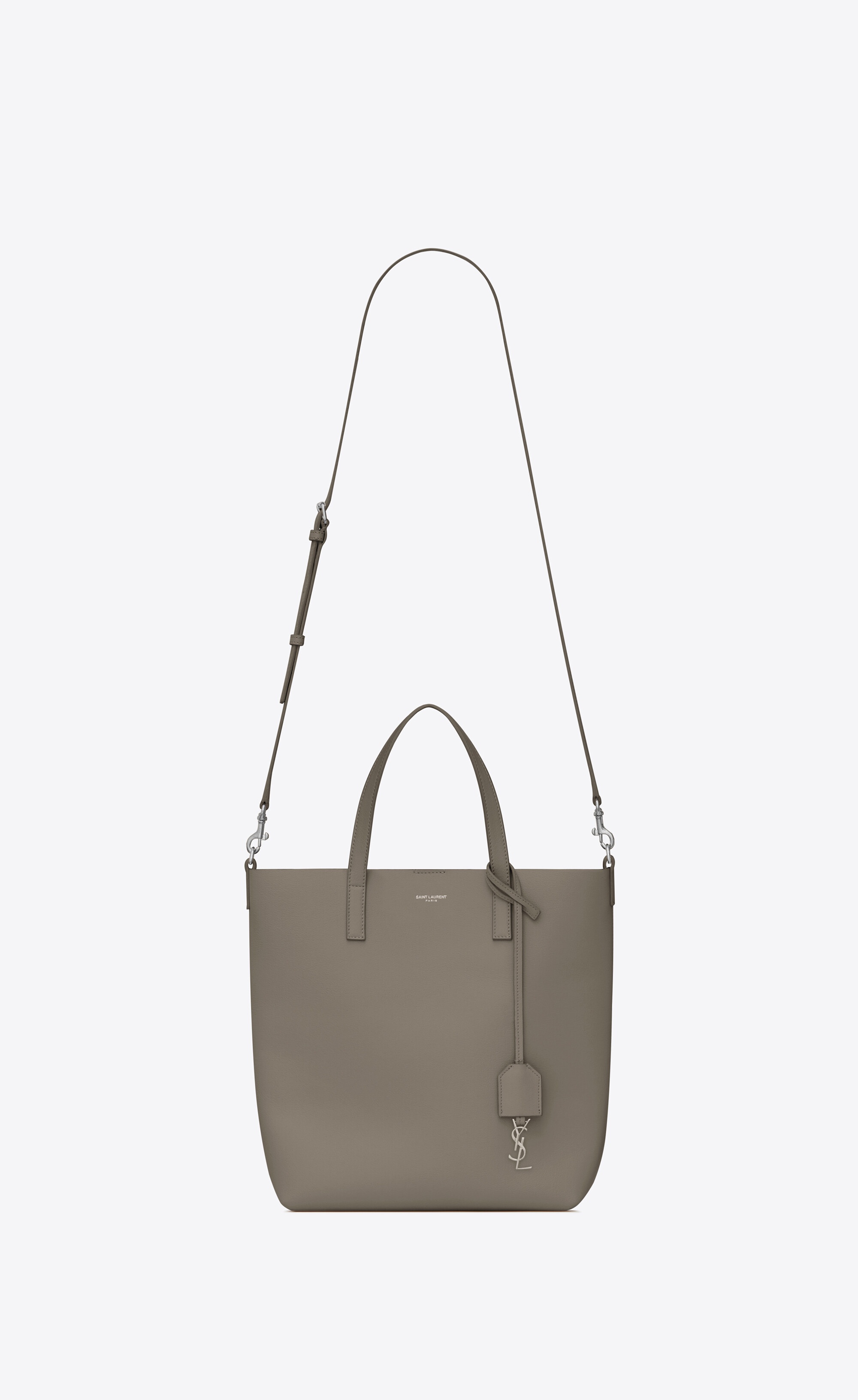 shopping bag saint laurent toy in supple leather - 3