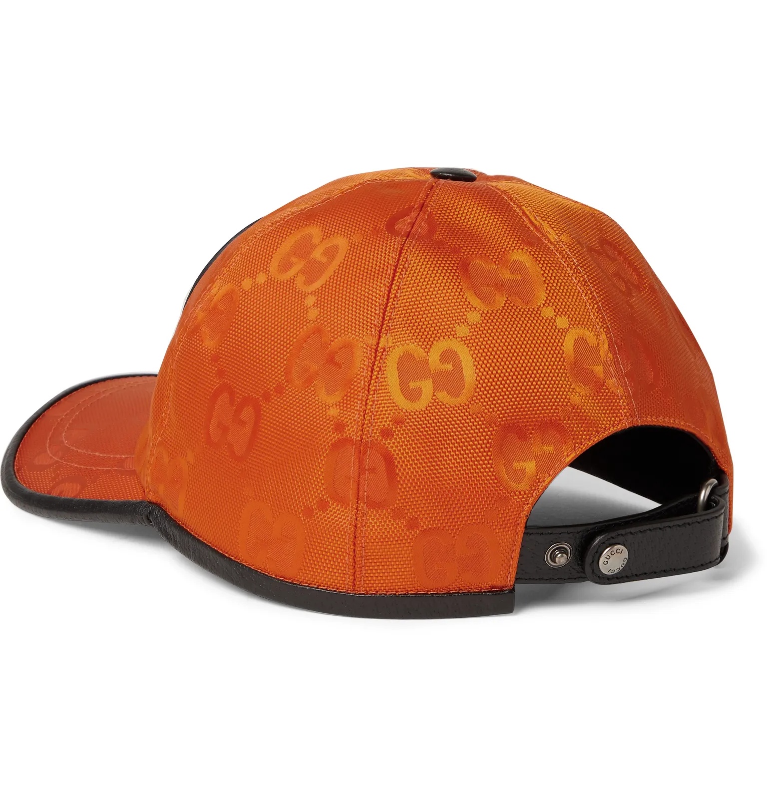 Leather-Trimmed Logo-Appliquéd Monogrammed ECONYL Baseball Cap - 3